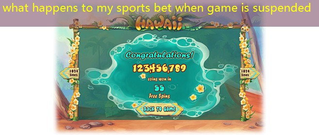 what happens to my sports bet when game is suspended